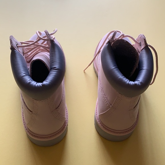 Timberland’s Women’s PREMIUM 6-INCH WATERPROOF BOOTS Light Pink Nubuck 4 M - Picture 8 of 13